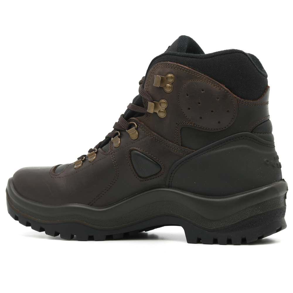 szczegóły GRISPORT Sherpa brązowe męskie skórzane obuwie outdoorowe z membraną Gritex®