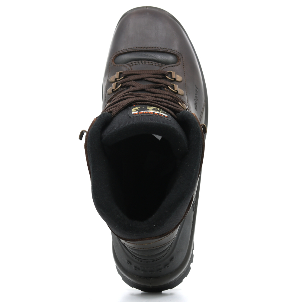 szczegóły GRISPORT Sherpa brązowe męskie skórzane obuwie outdoorowe z membraną Gritex®