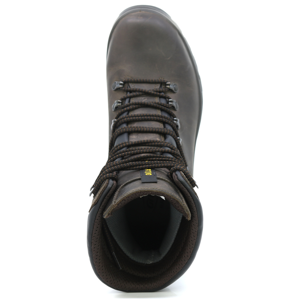 szczegóły GRISPORT Dobermann brązowe męskie wysokie buty outdoorowe, membrana Spo-Tex