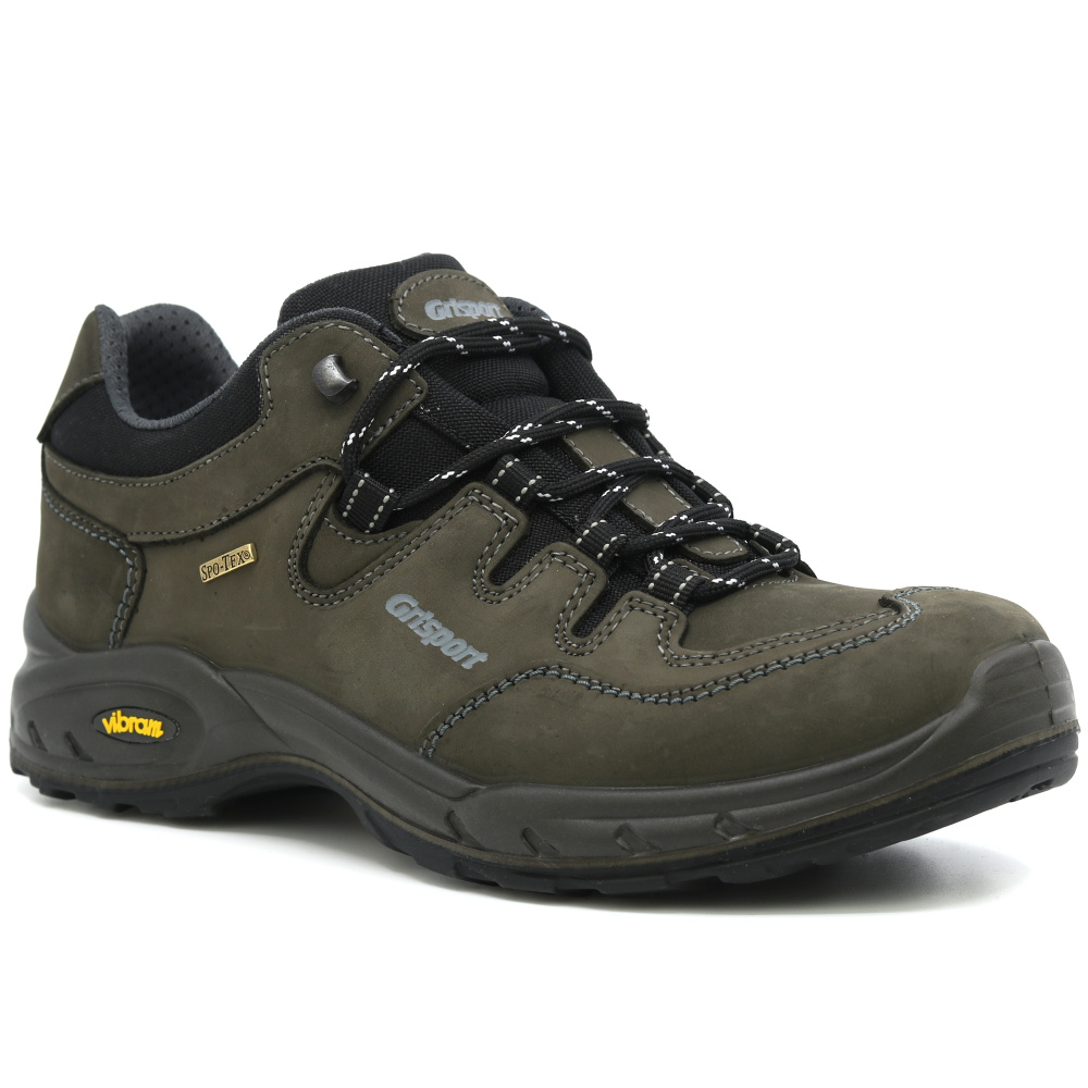 szczegóły GRISPORT Travel 20 oliwkowe męskie buty outdoorowe z membraną Spotex