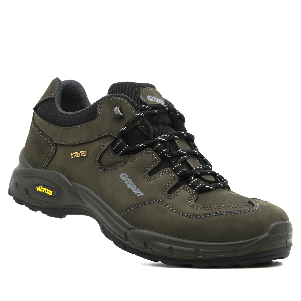 szczegóły GRISPORT Travel 20 oliwkowe męskie buty outdoorowe z membraną Spotex