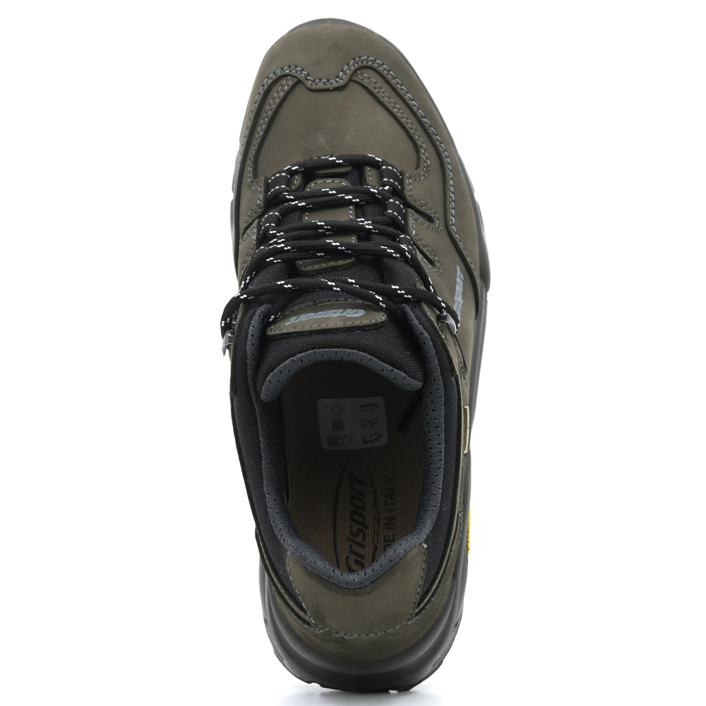 szczegóły GRISPORT Travel 20 oliwkowe męskie buty outdoorowe z membraną Spotex