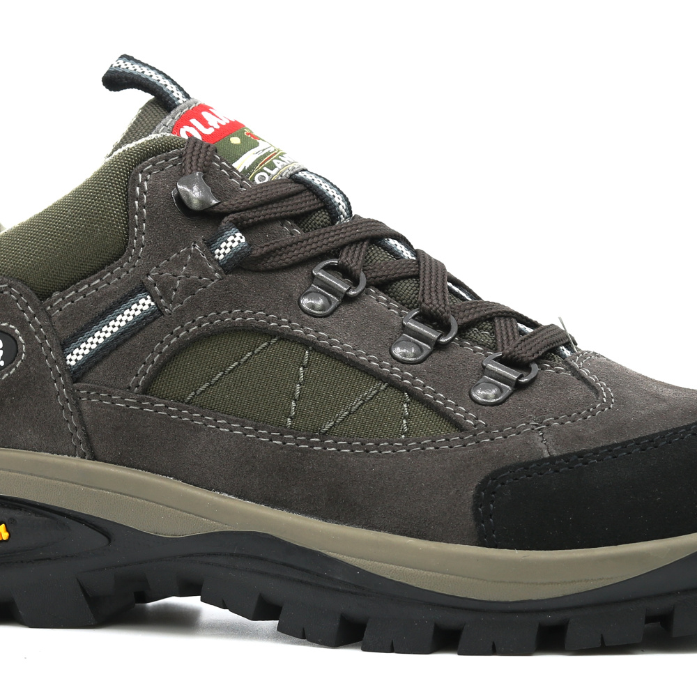 szczegóły OLANG Pieve 810 brązowe męskie wygodne skórzane buty outdoorowe z membraną