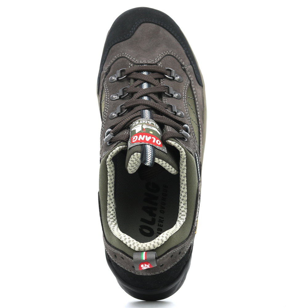 szczegóły OLANG Pieve 810 brązowe męskie wygodne skórzane buty outdoorowe z membraną