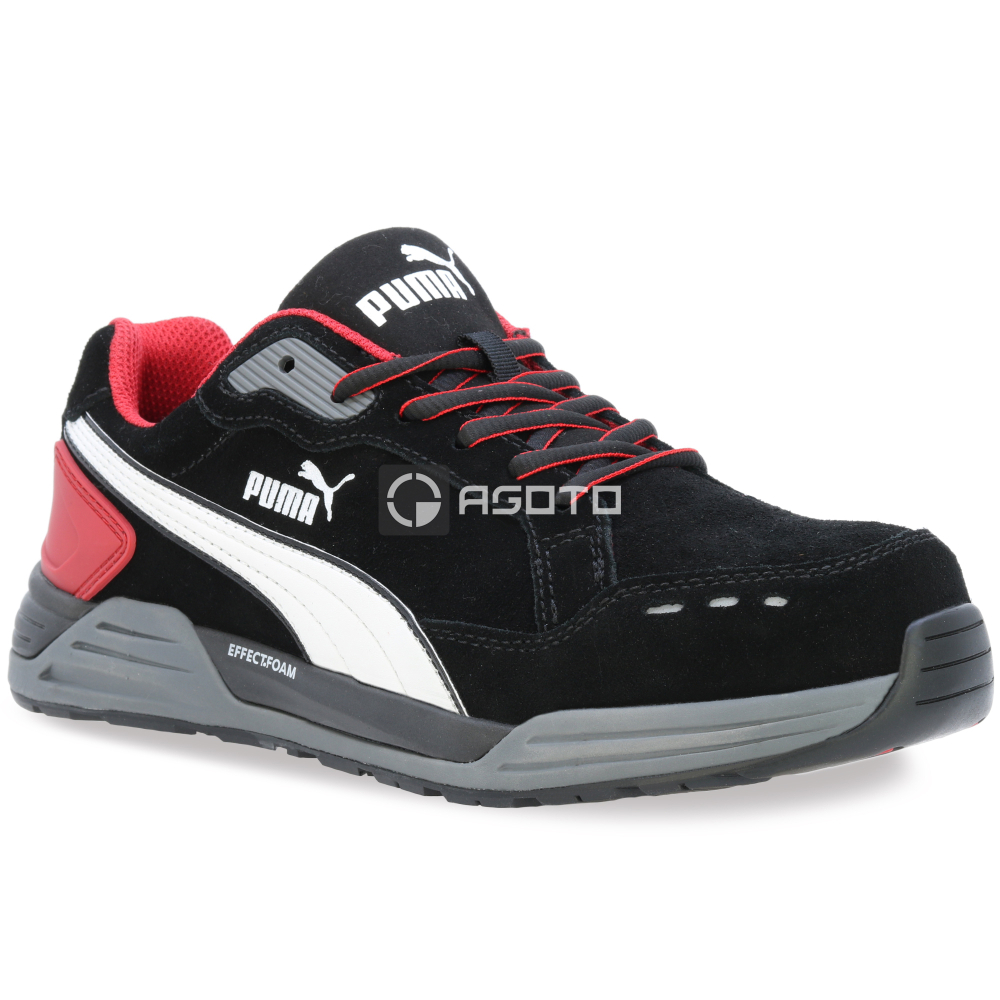 szczegóły Buty robocze PUMA Airtwist black-red S3 ESD