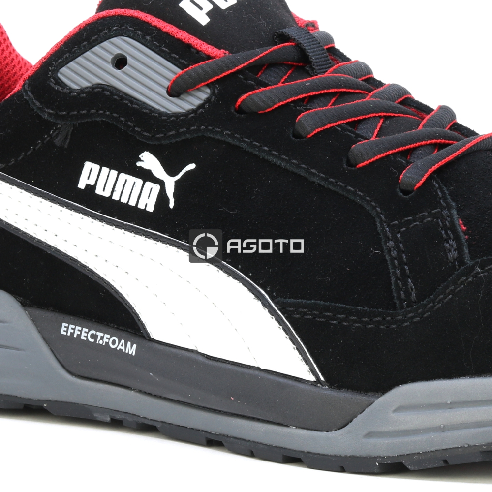 szczegóły Buty robocze PUMA Airtwist black-red S3 ESD