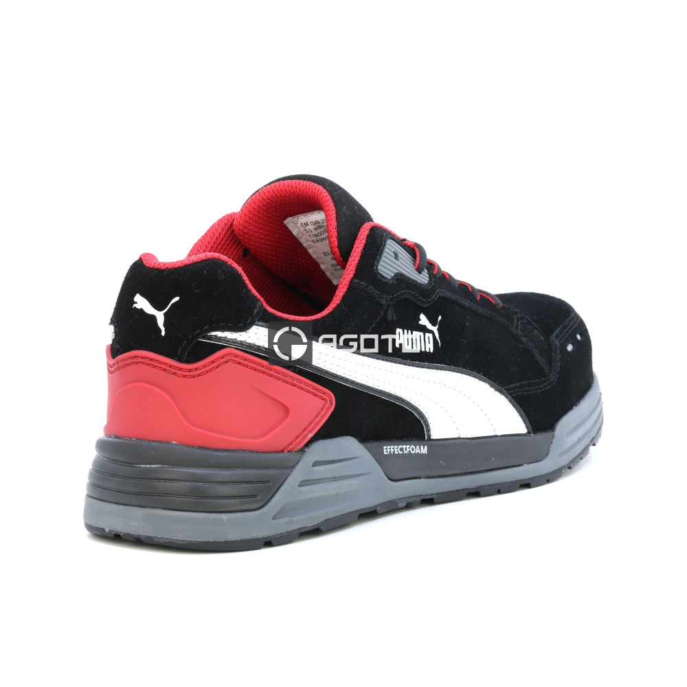 szczegóły Buty robocze PUMA Airtwist black-red S3 ESD