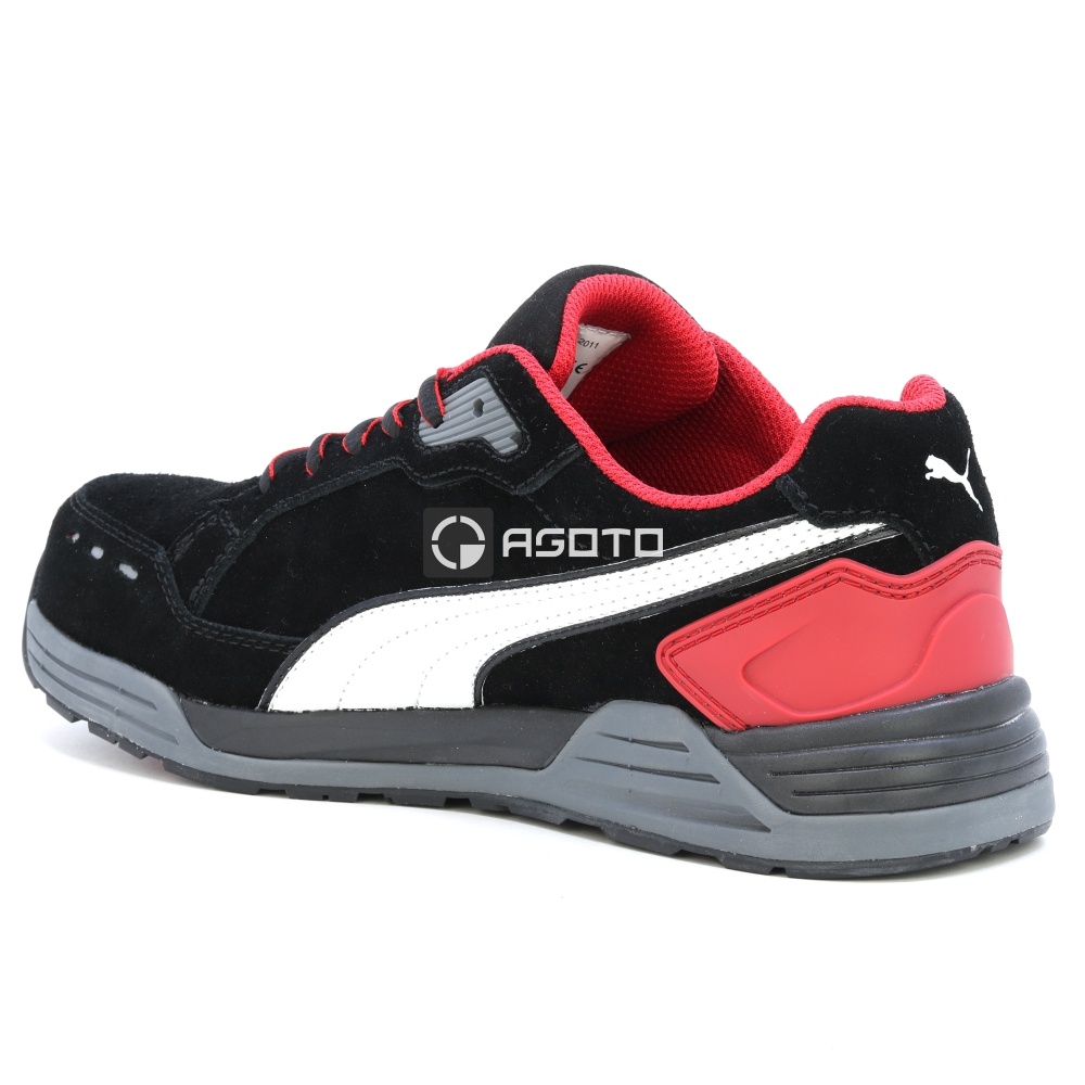 szczegóły Buty robocze PUMA Airtwist black-red S3 ESD