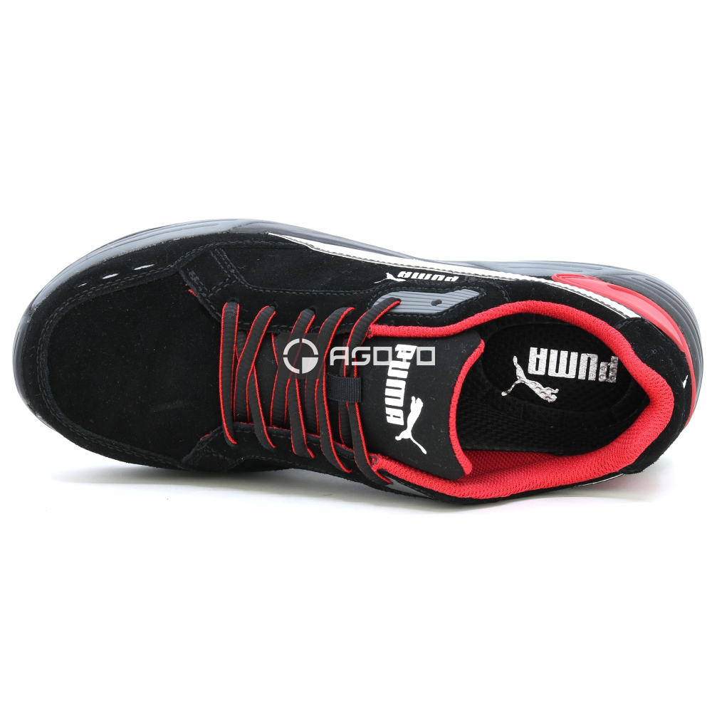 szczegóły Buty robocze PUMA Airtwist black-red S3 ESD