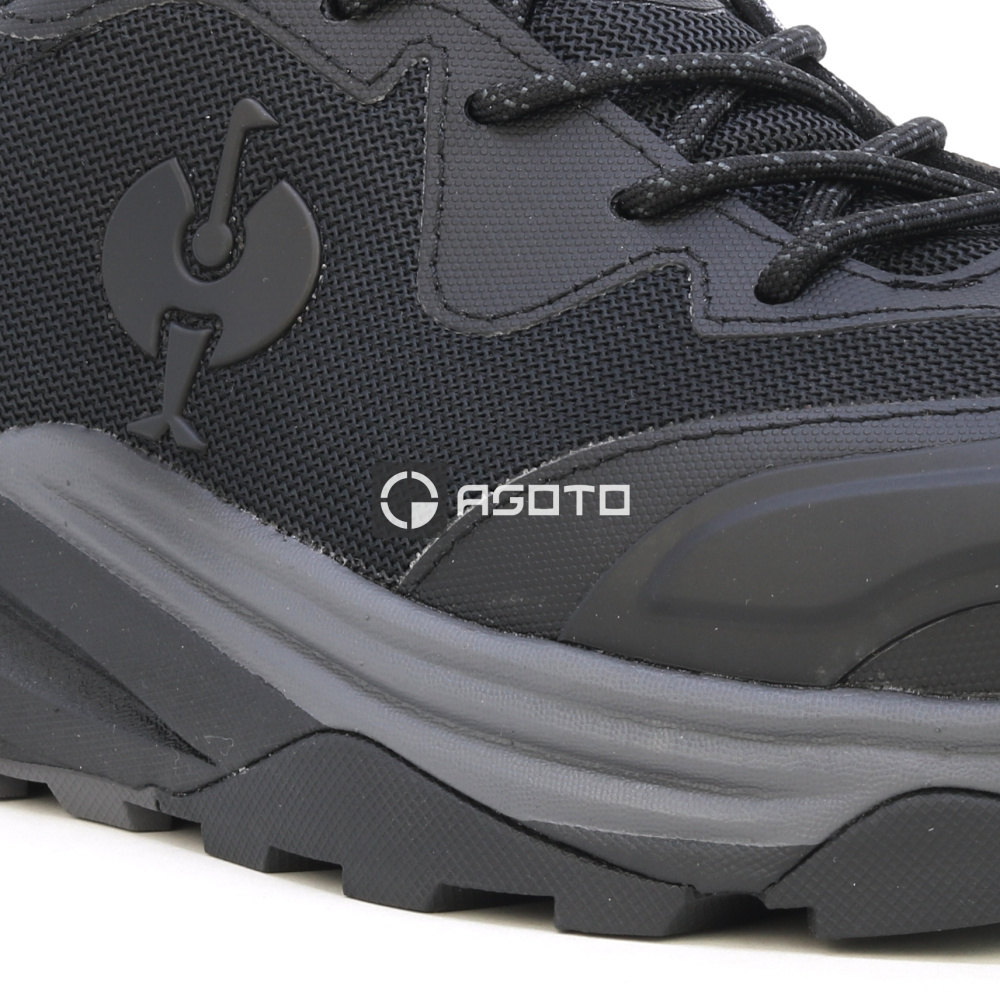 szczegóły Engelbert Strauss Harlem S6 Low czarne męskie obuwie robocze dla maksymalnego ko