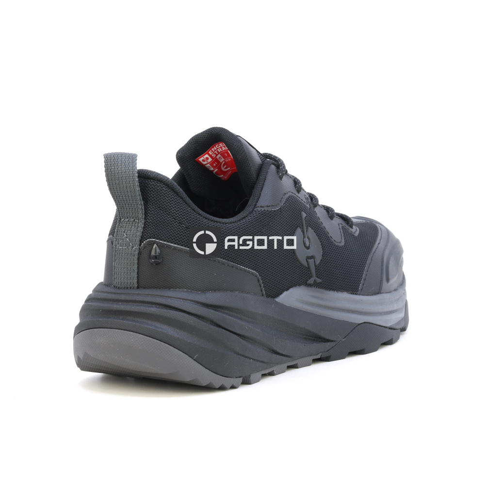 szczegóły Engelbert Strauss Harlem S6 Low czarne męskie obuwie robocze dla maksymalnego ko