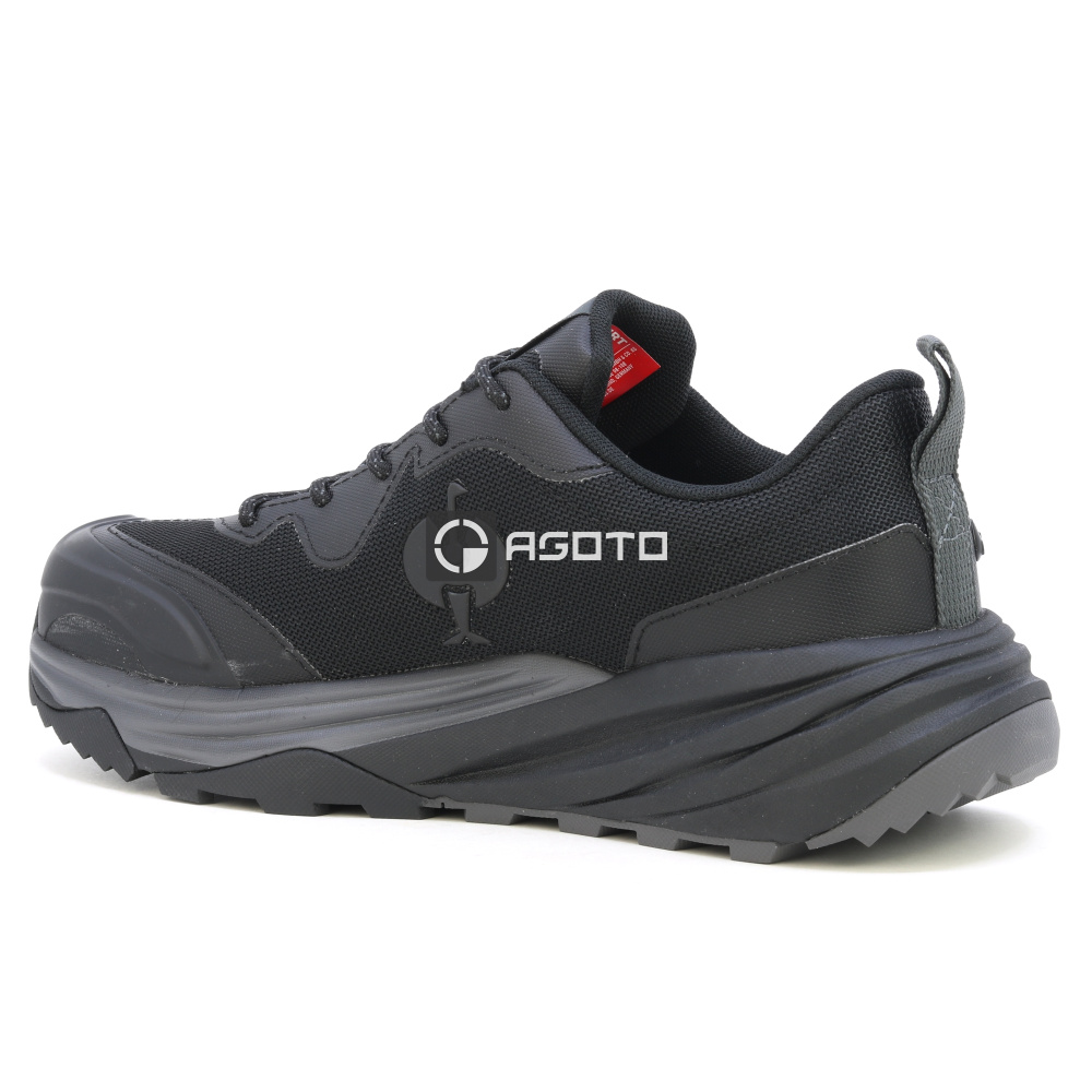 szczegóły Engelbert Strauss Harlem S6 Low czarne męskie obuwie robocze dla maksymalnego ko