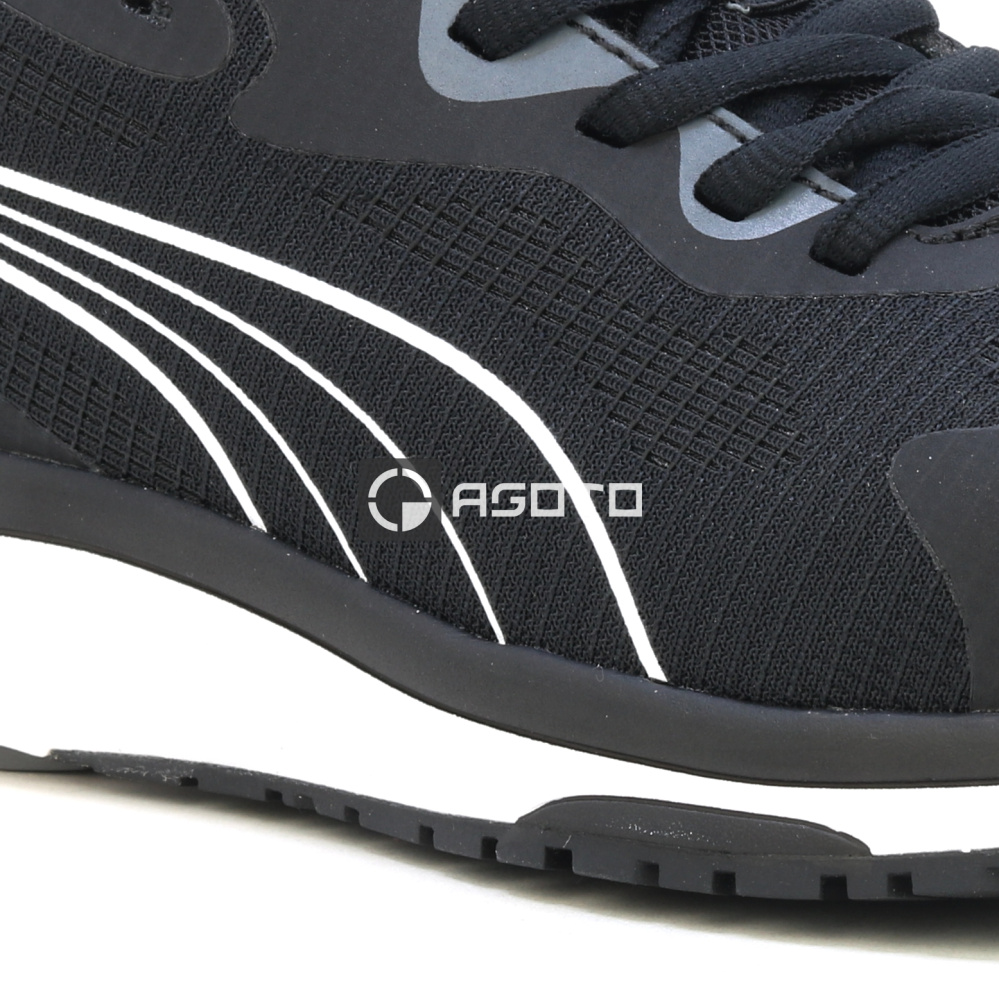 szczegóły PUMA Celerity S1P ESD półbuty robocze czarne lekkie, wygodne i przewiewne