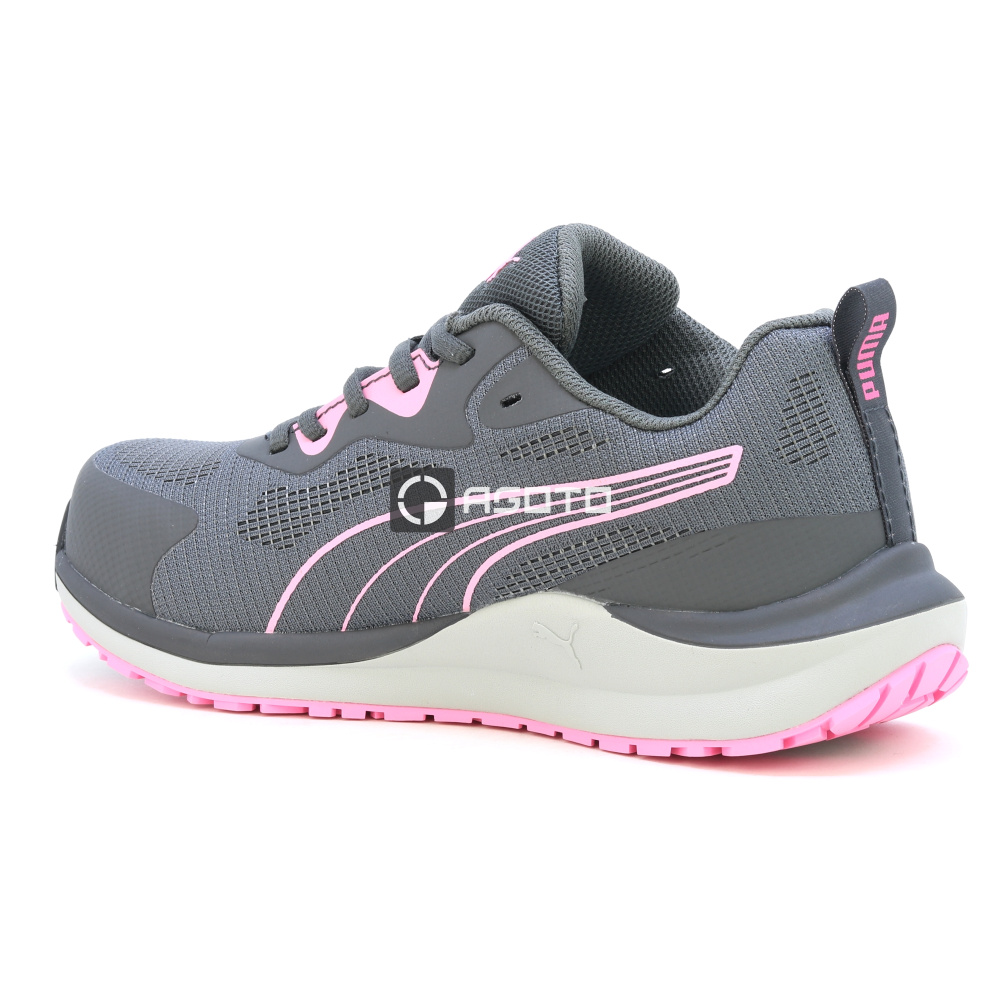 szczegóły PUMA Celerity S1P ESD półbuty robocze szare lekkie, wygodne i przewiewne