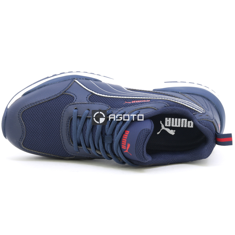 szczegóły PUMA Safety Shift Low S1P męskie półbuty robocze, niebieskie, lekkie i wygodne