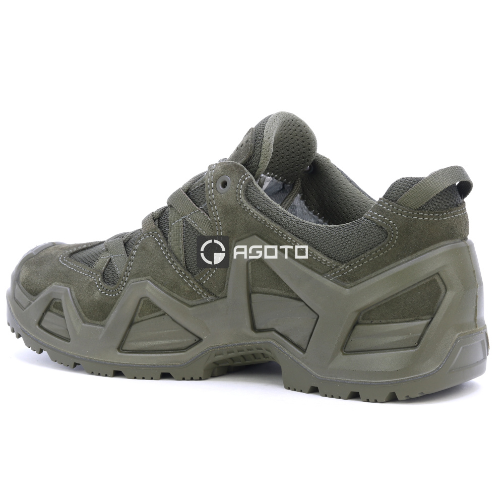 szczegóły LOWA Zephyr MK2 GTX Lo oliwkowe męskie buty outdoorowe z membraną Gore-Tex®