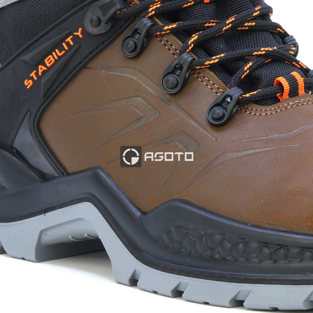 szczegóły Męskie zimowe buty robocze EXENA Everest Brown S3 3M Thinsulate