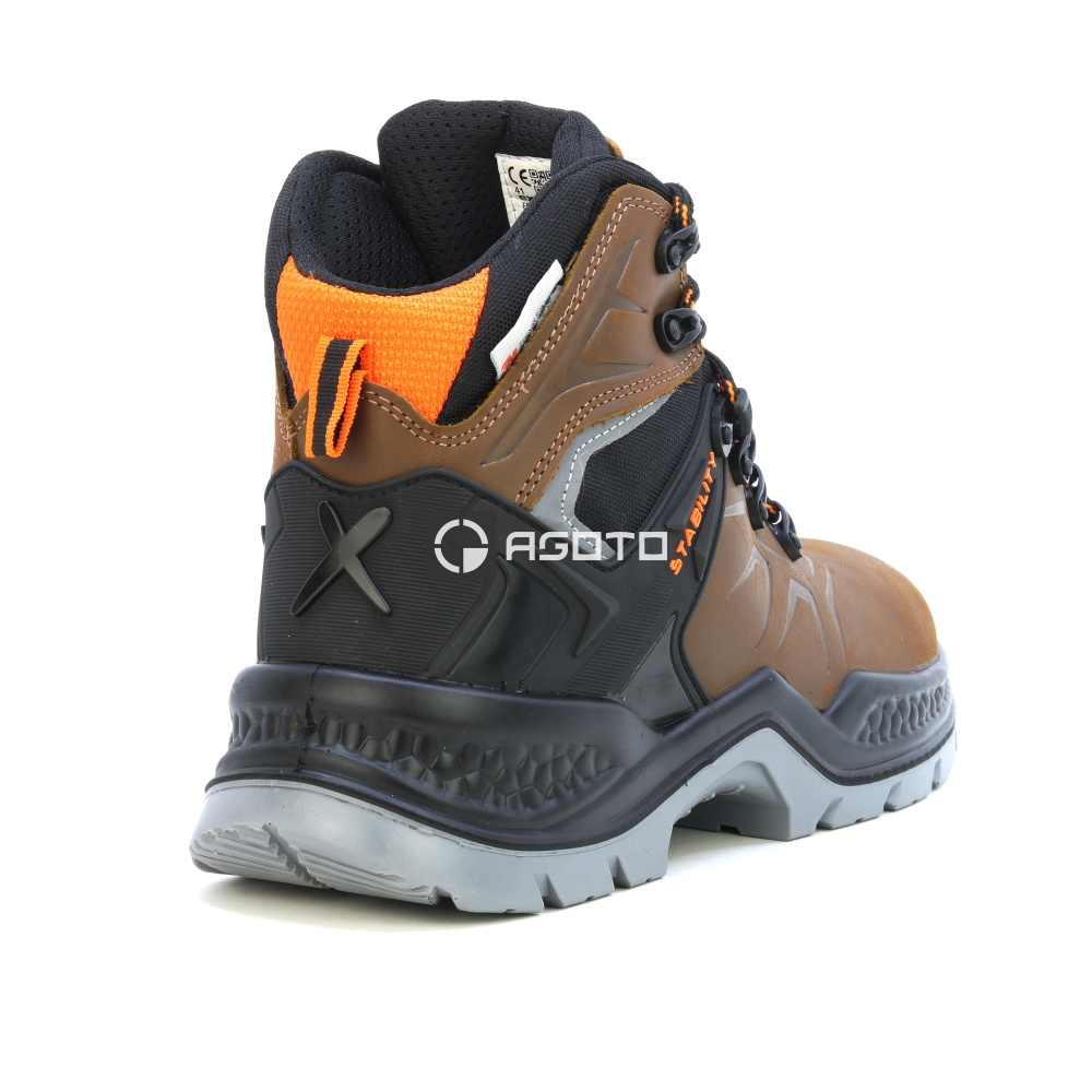 szczegóły Męskie zimowe buty robocze EXENA Everest Brown S3 3M Thinsulate