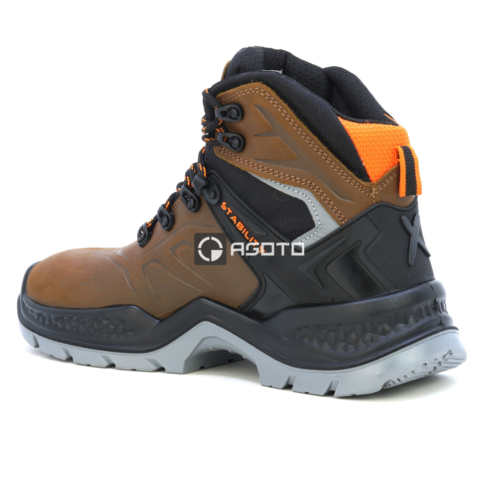 szczegóły Męskie zimowe buty robocze EXENA Everest Brown S3 3M Thinsulate