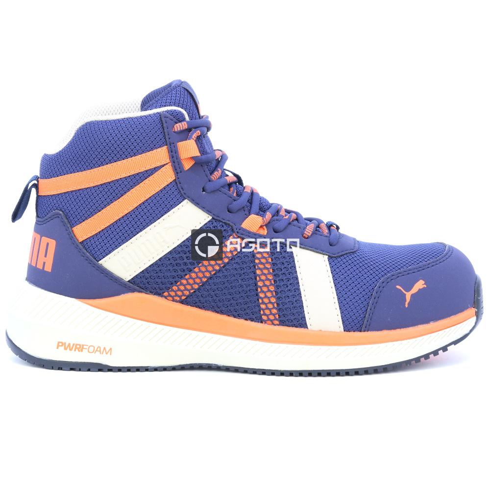 szczegóły Buty robocze PUMA Rival Mid S1P ESD blue/orange