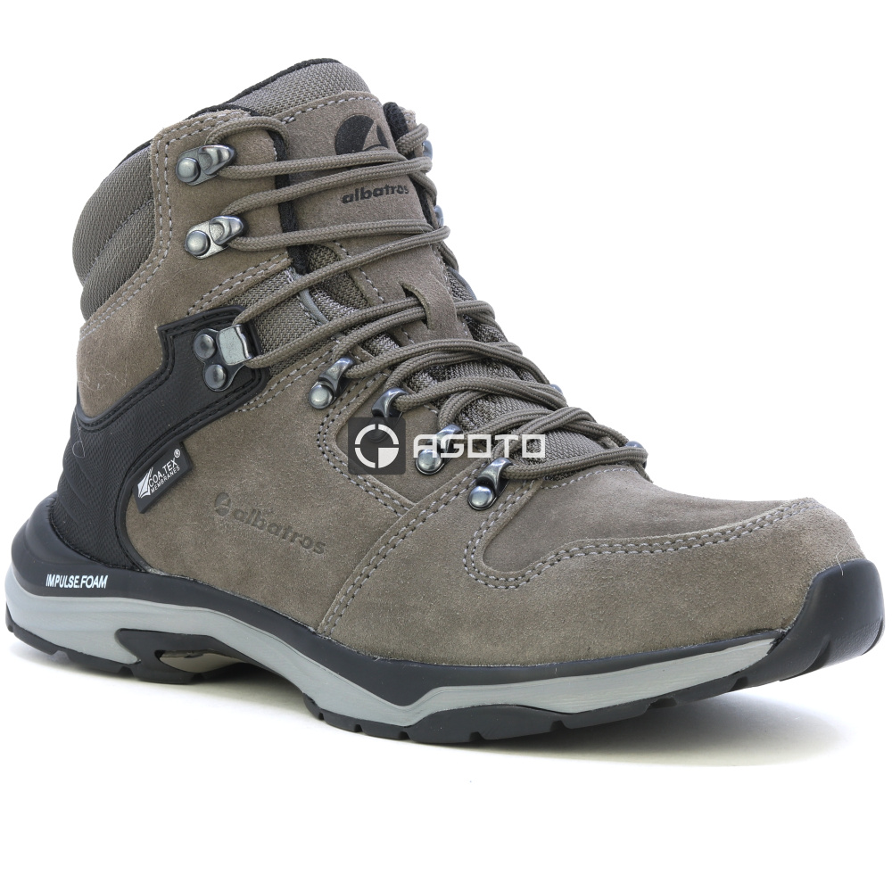 szczegóły ALBATROS Trento MID O2 brązowe męskie skórzane obuwie robocze z membraną CTX
