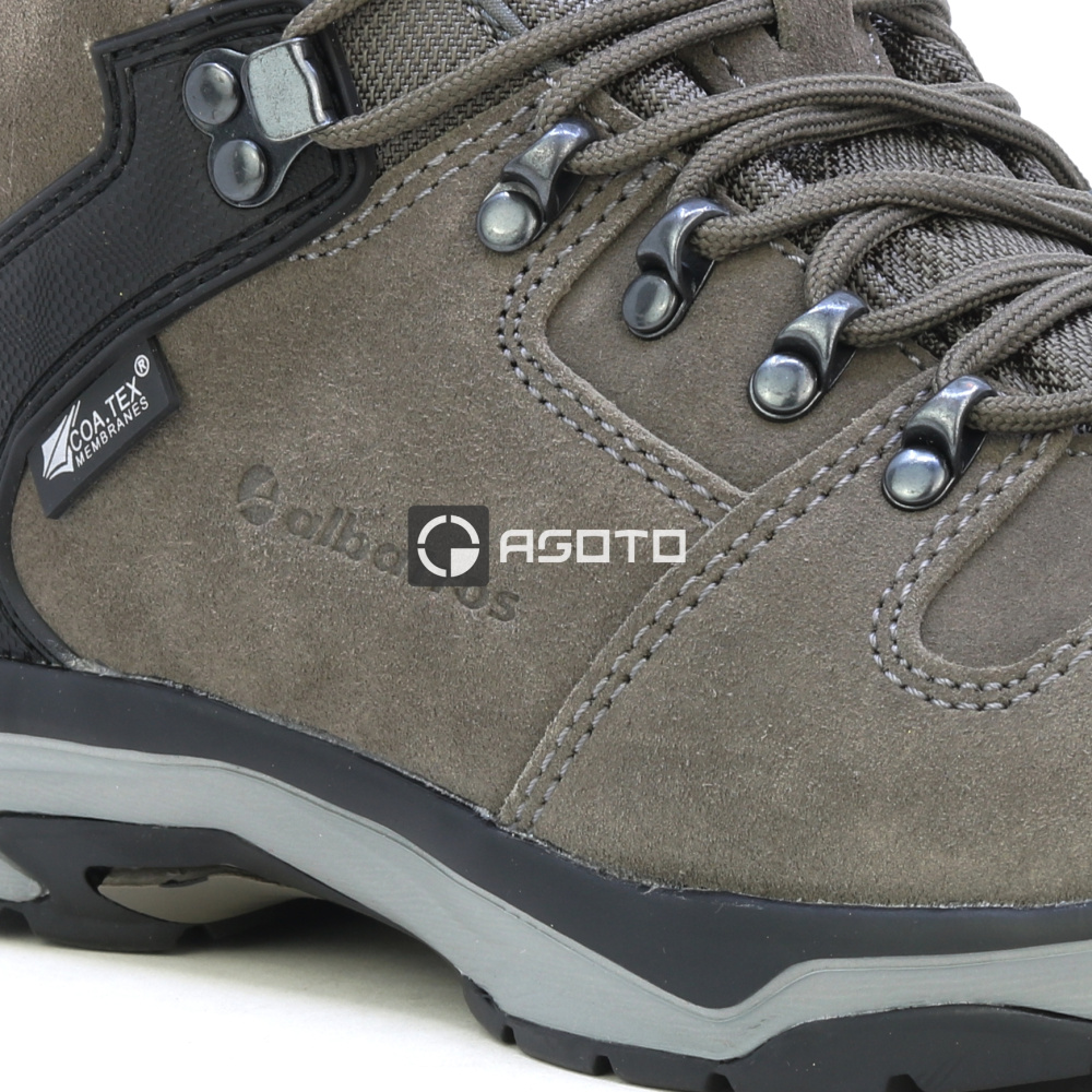 szczegóły ALBATROS Trento MID O2 brązowe męskie skórzane obuwie robocze z membraną CTX