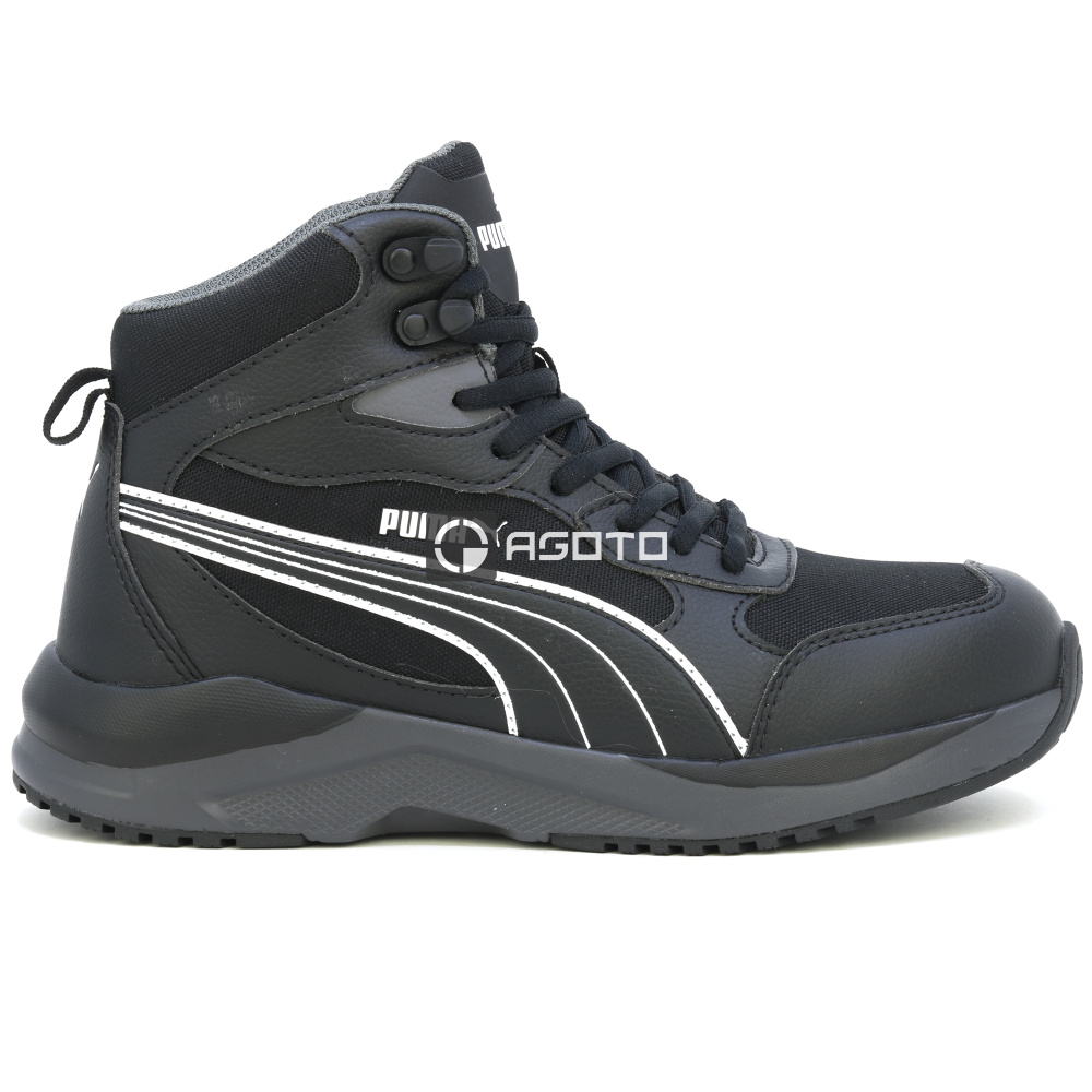 szczegóły PUMA Shift Mid S3S czarne męskie trzewiki robocze