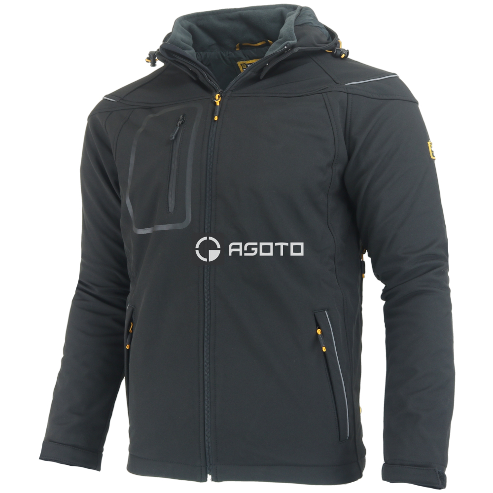 szczegóły Kurtka męska JCB Trade Hooded Softshell Winter