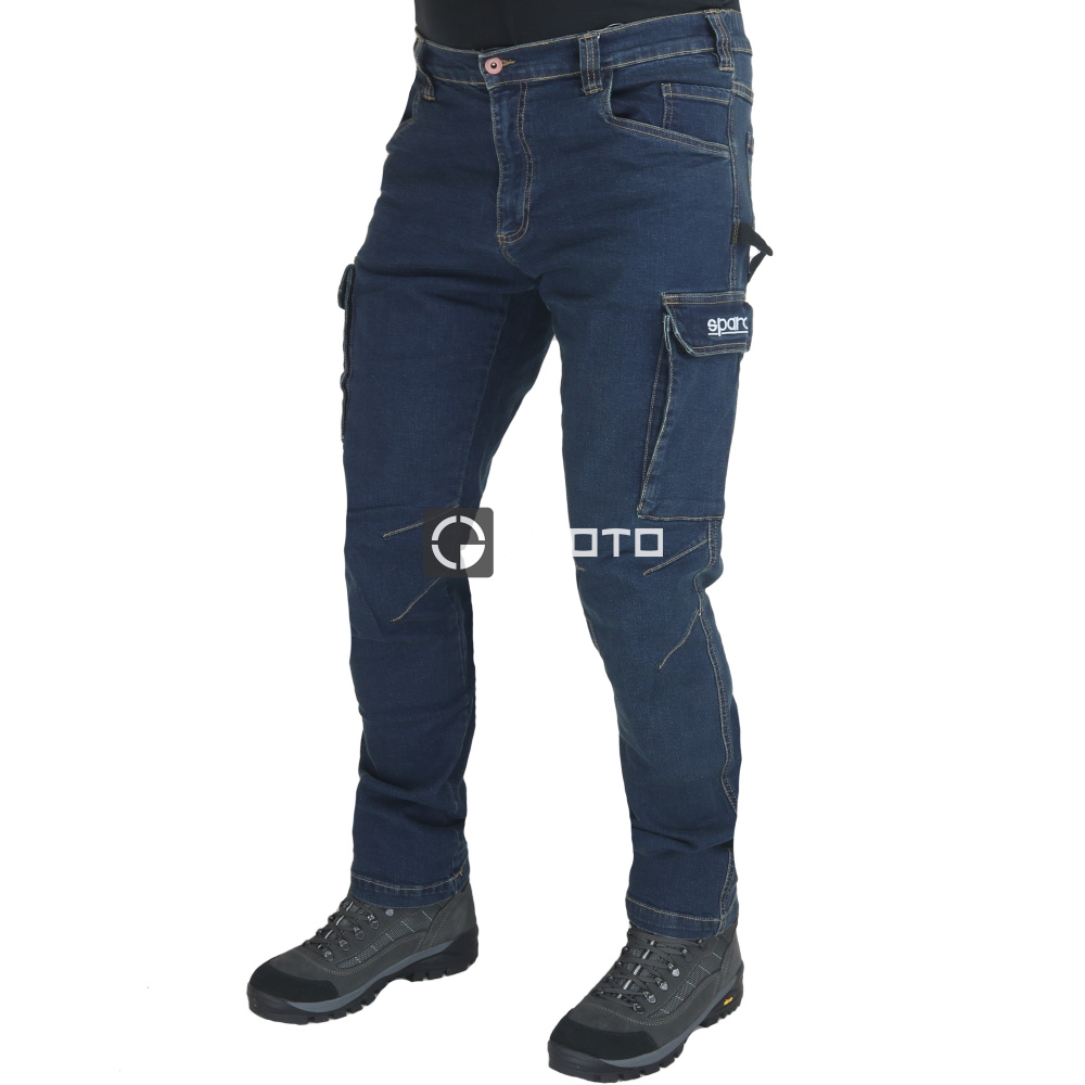 szczegóły Spodnie SPARCO Dallas Jeans Stretch
