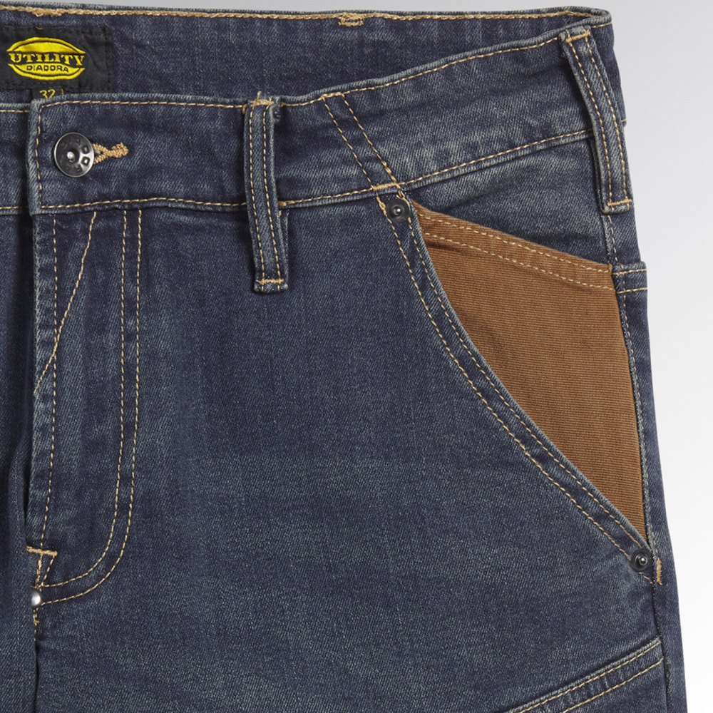 szczegóły Spodnie DIADORA Stone Plus Jeans Stretch