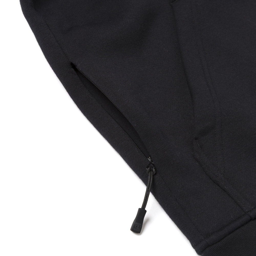 szczegóły CATERPILLAR TM Hooded czarna męska bluza z kapturem z logo CAT