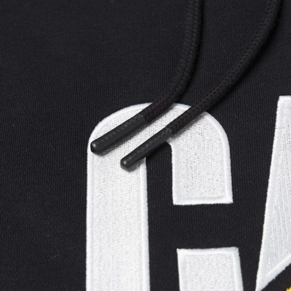 szczegóły CATERPILLAR TM Hooded czarna męska bluza z kapturem z logo CAT