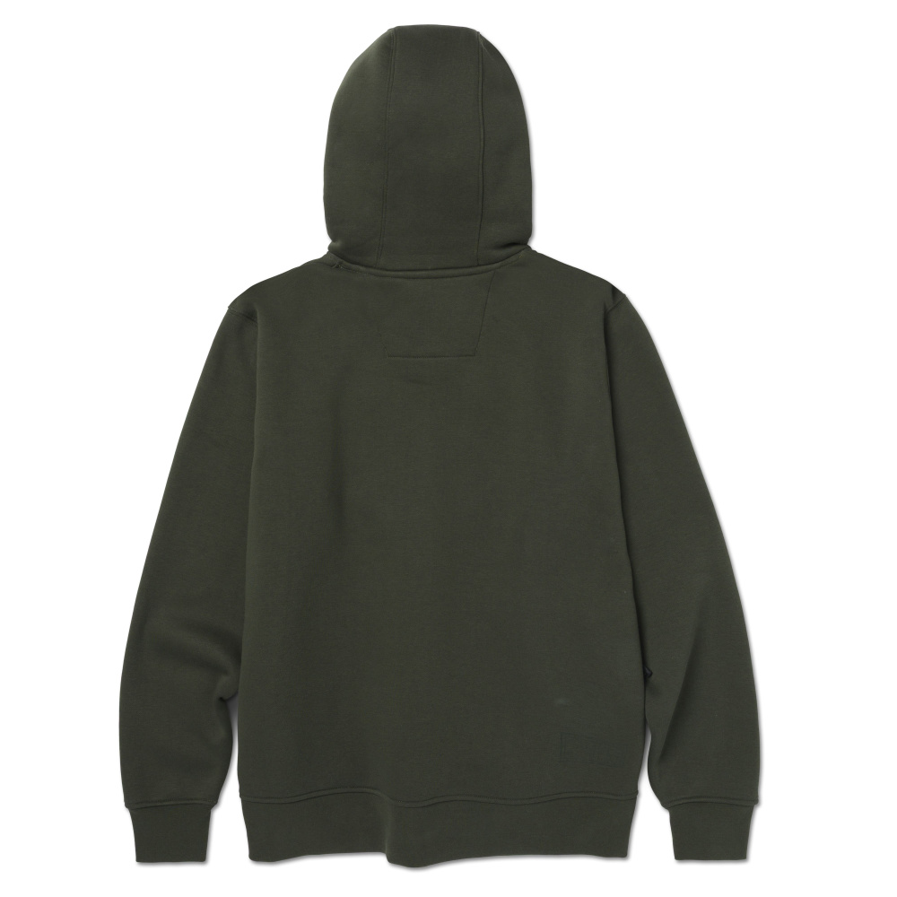 szczegóły CATERPILLAR TM Hooded oliwkowa męska bluza z kapturem z logo CAT