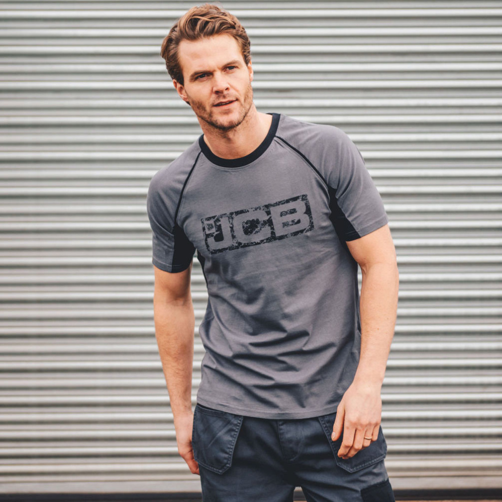 szczegóły T-shirt roboczy JCB Trade