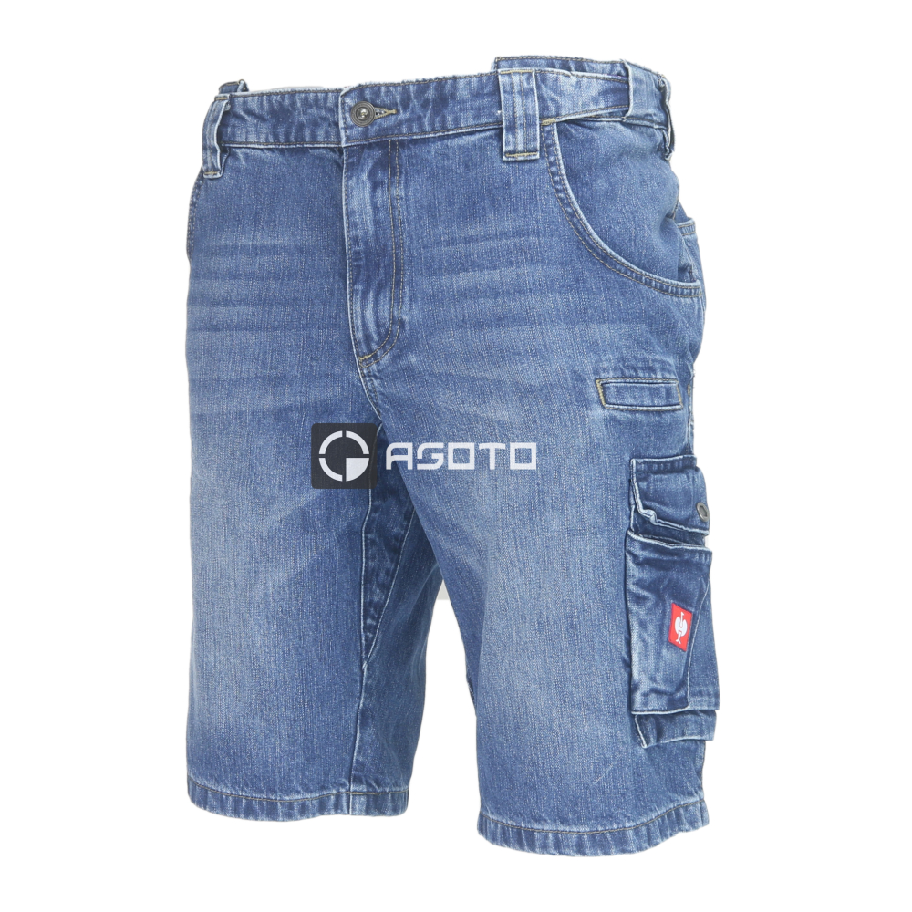 szczegóły Szorty męskie Engelbert Strauss Worker denim