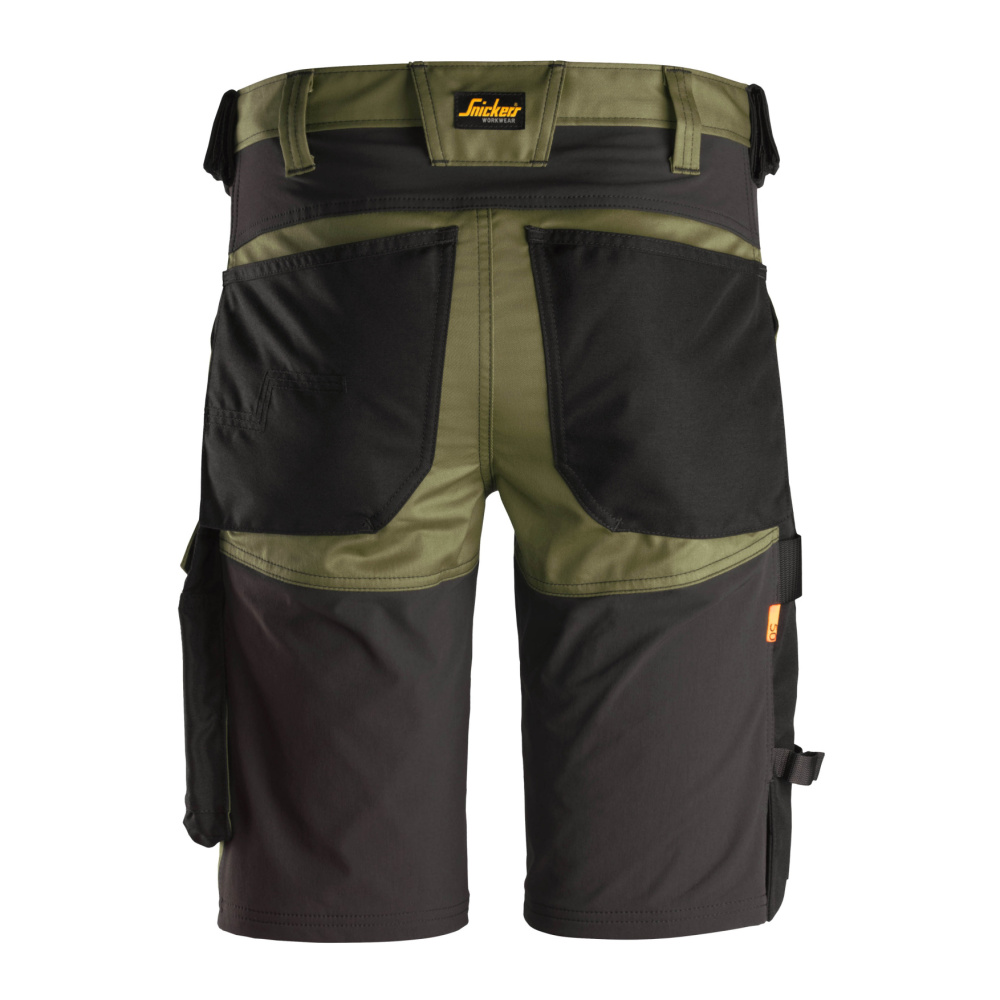 szczegóły Krótkie spodenki robocze SNICKERS AllroundWork Stretch khaki