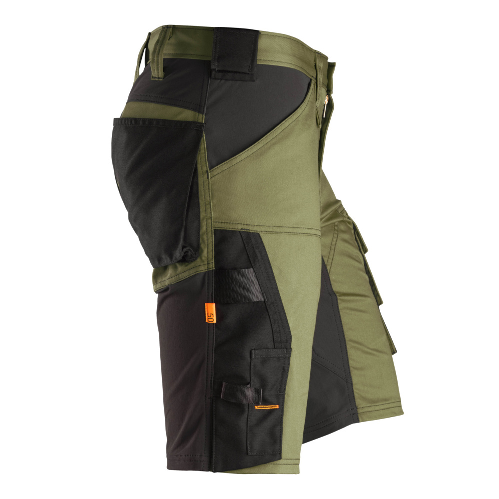 szczegóły Krótkie spodenki robocze SNICKERS AllroundWork Stretch khaki