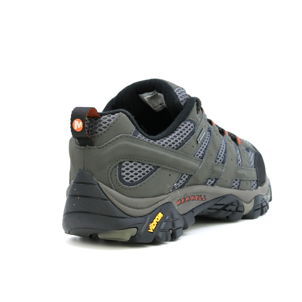 szczegóły MERRELL Moab 3 GTX szare męskie skórzane buty outdoorowe z membraną Gore-Tex®