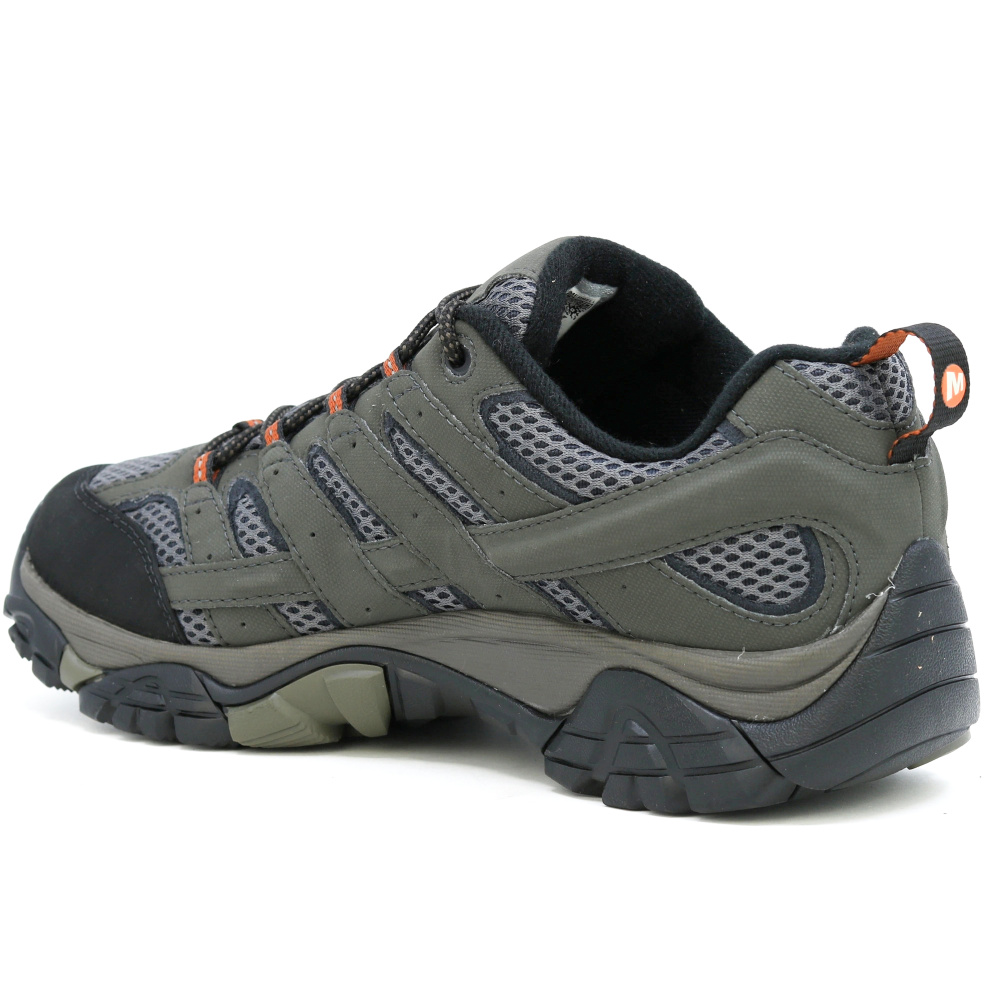 szczegóły MERRELL Moab 3 GTX szare męskie skórzane buty outdoorowe z membraną Gore-Tex®
