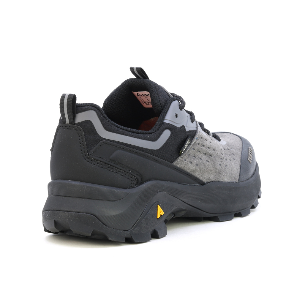 szczegóły Humtto Outdoor Devon szare męskie skórzane wygodne buty outdoorowe