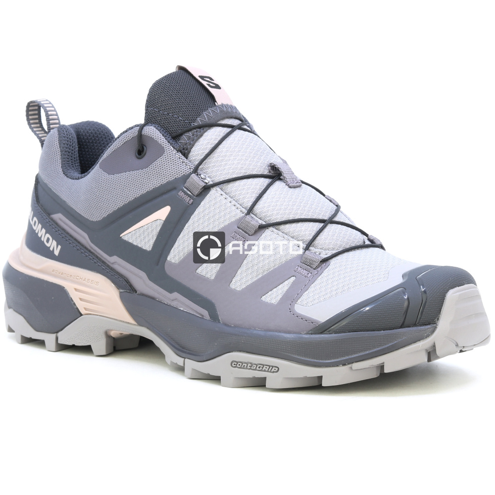 szczegóły SALOMON X ULTRA 360 W Gull/Nine szare damskie buty outdoorowe, wygodne w góry