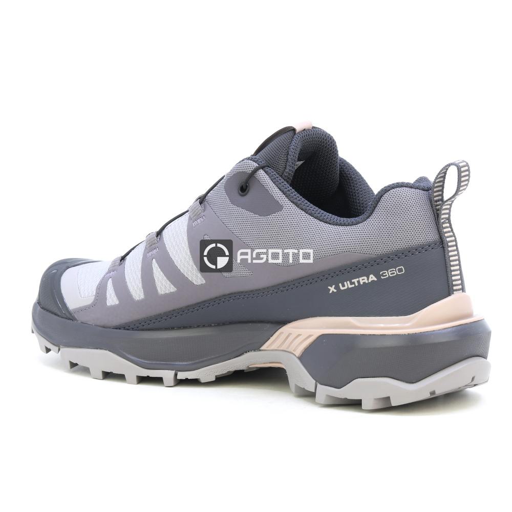 szczegóły SALOMON X ULTRA 360 W Gull/Nine szare damskie buty outdoorowe, wygodne w góry