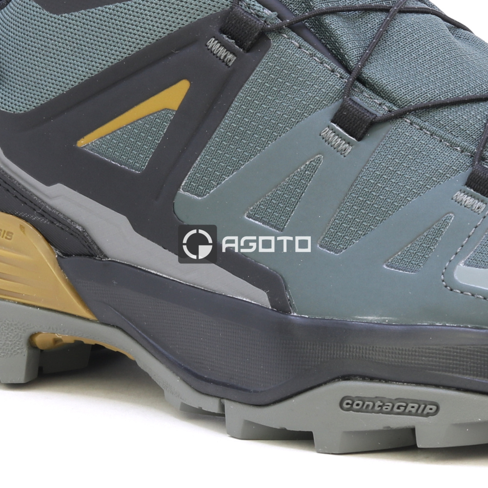 szczegóły SALOMON X ULTRA 360 GTX szare męskie buty outdoorowe z membraną Gore-Tex®
