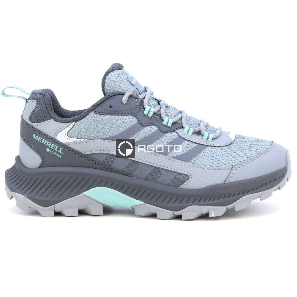 szczegóły MERRELL SPEED STRIKE 2 GTX zielone damskie buty outdoorowe z membraną Gore-Tex®