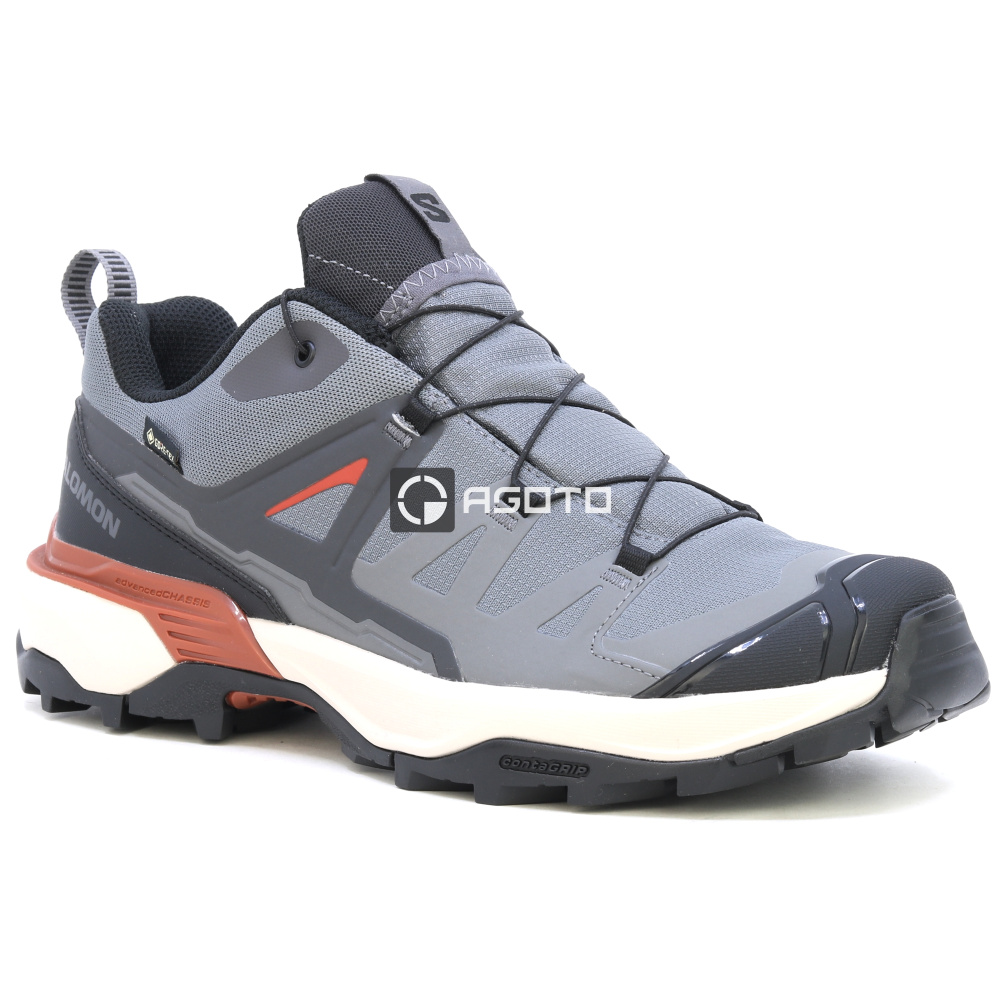 szczegóły SALOMON X ULTRA 360 GTX szare męskie buty outdoorowe z membraną Gore-Tex®