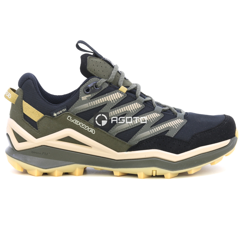 szczegóły LOWA MADDOX PRO GTX LO oliwkowe męskie buty outdoorowe z membraną Gore-Tex®