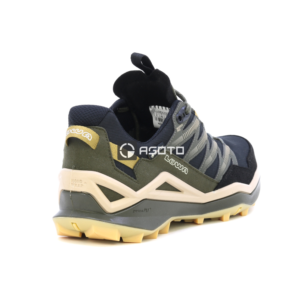 szczegóły LOWA MADDOX PRO GTX LO oliwkowe męskie buty outdoorowe z membraną Gore-Tex®