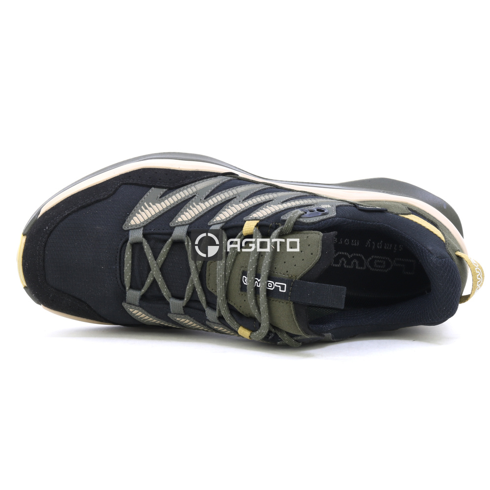 szczegóły LOWA MADDOX PRO GTX LO oliwkowe męskie buty outdoorowe z membraną Gore-Tex®