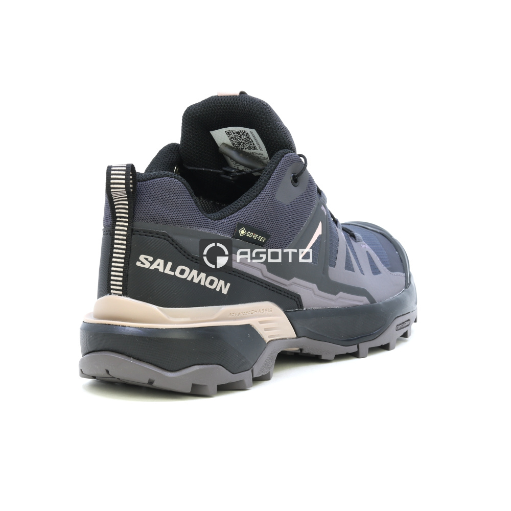 szczegóły SALOMON X ULTRA 360 GTX W 9 fioletowe damskie buty outdoorowe, membrana Gore-Tex