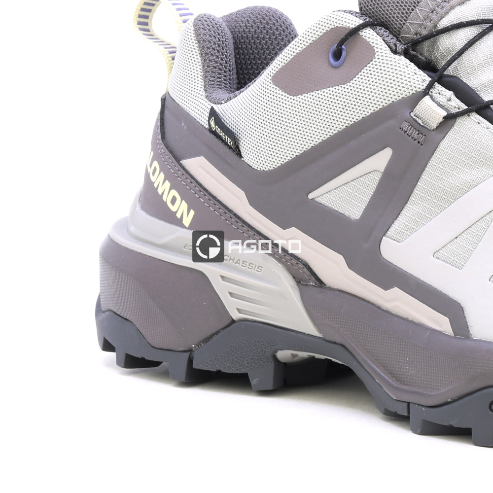 szczegóły SALOMON X Ultra 360 GTX W sivá dámska outdoorová obuv, membrána Gore-Tex